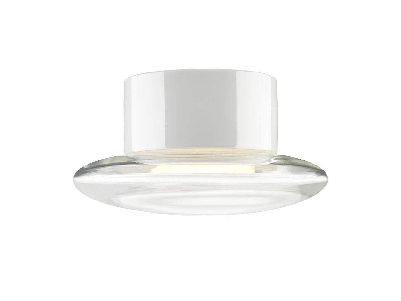 Настенный светильник / потолочный светильник из стекла и фарфора Ifö Electric Aton ARCH-00031202