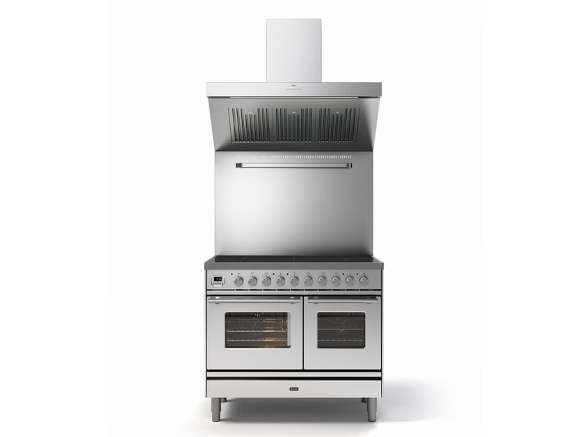 Стальная отдельно стоящая кухня с индукционной плитой Ilve Professional Plus ARCH-00129164