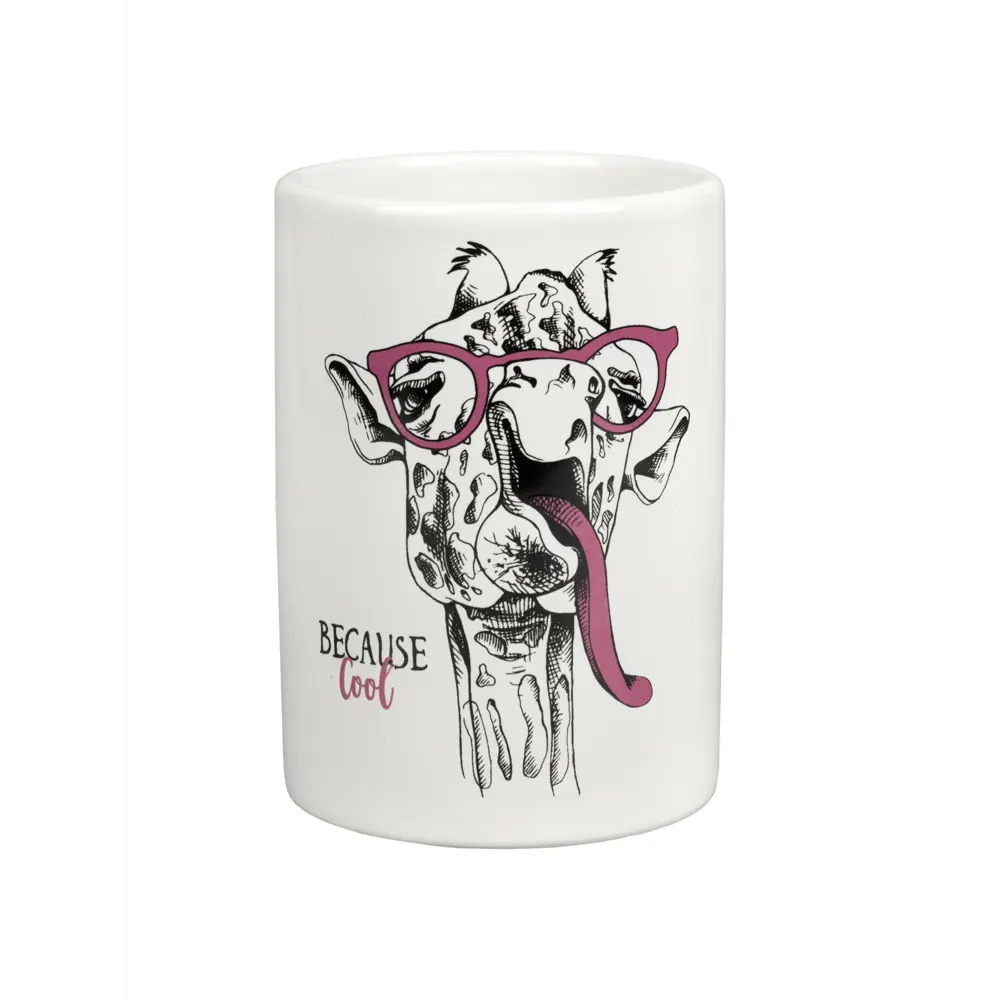 ZENFORT Стакан для зубных щеток Happy Giraffe - керамический аксессуар для ванной 89379253 STLM-1408008