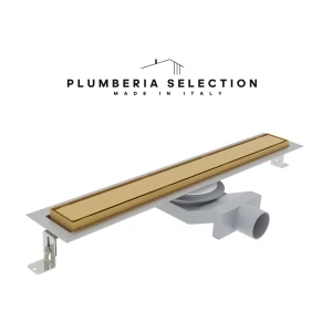 Трап для душа Plumberia selection PST90OB комбинированный затвор 6x90 см нержавеющая сталь