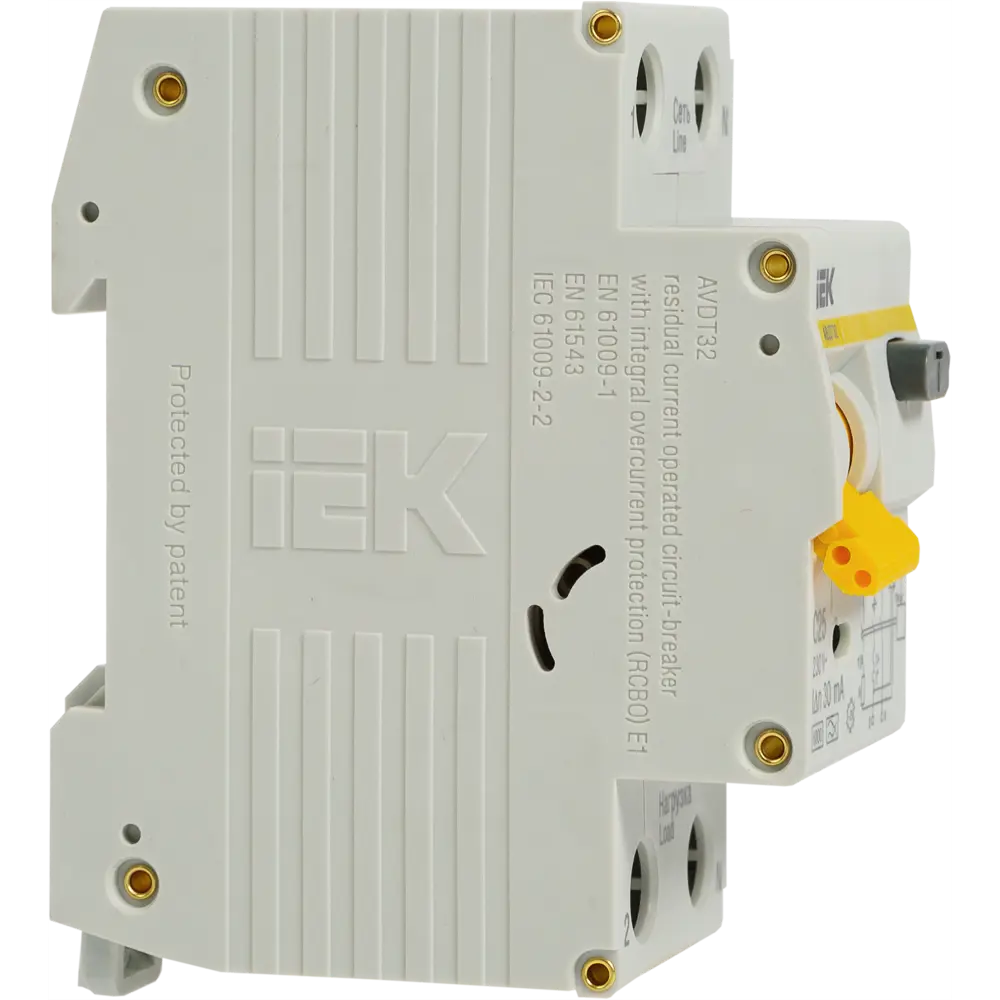Выключатель автоматический IEK АВДТ 32 C25, 2 полюса, 25 А STLM-2133426 - Вид №3