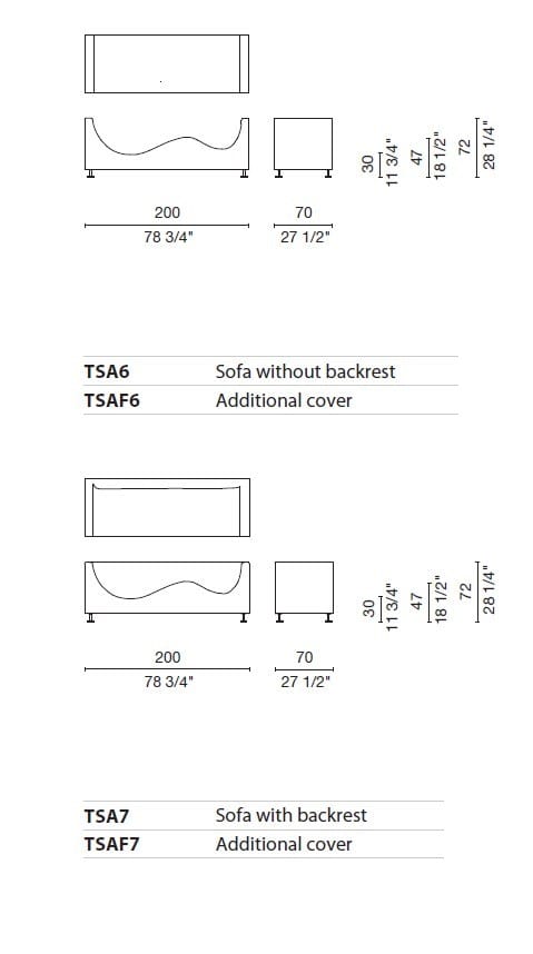 Ткань диван CAPPELLINI THREE SOFA DE LUXE ARCH-00065812 - Вид №3