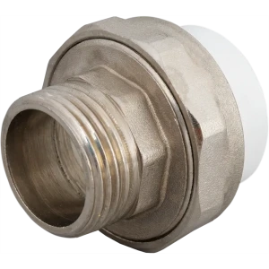 Муфта разъемная РВК 3/4"x32 мм НР полипропилен 020575