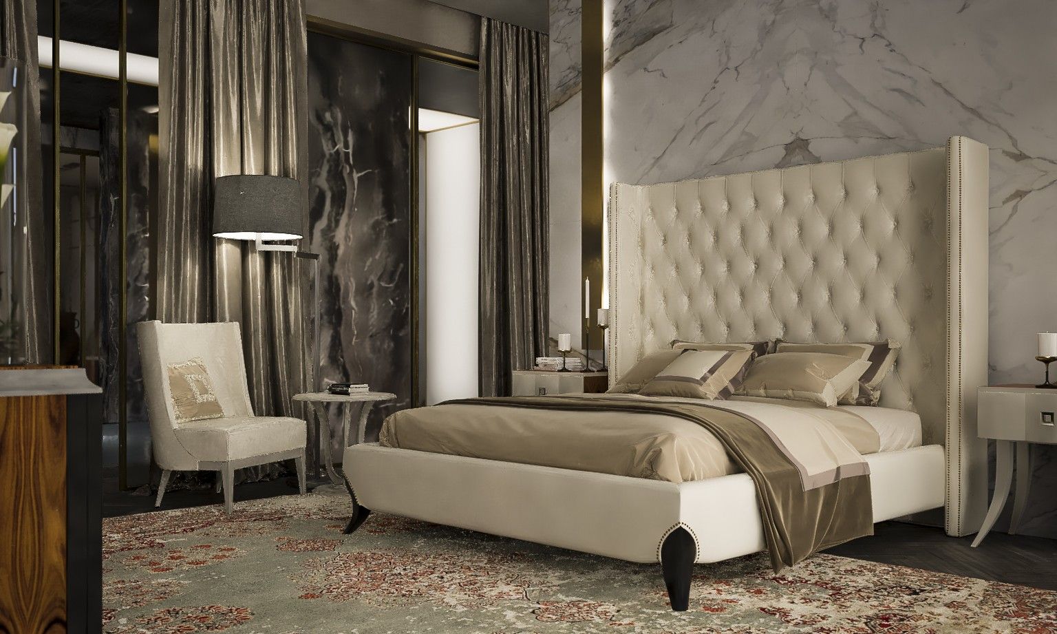 Высокий круглый деревянный журнальный столик GUERRA VANNI Оскар ARCH-00061430 - Вид №4