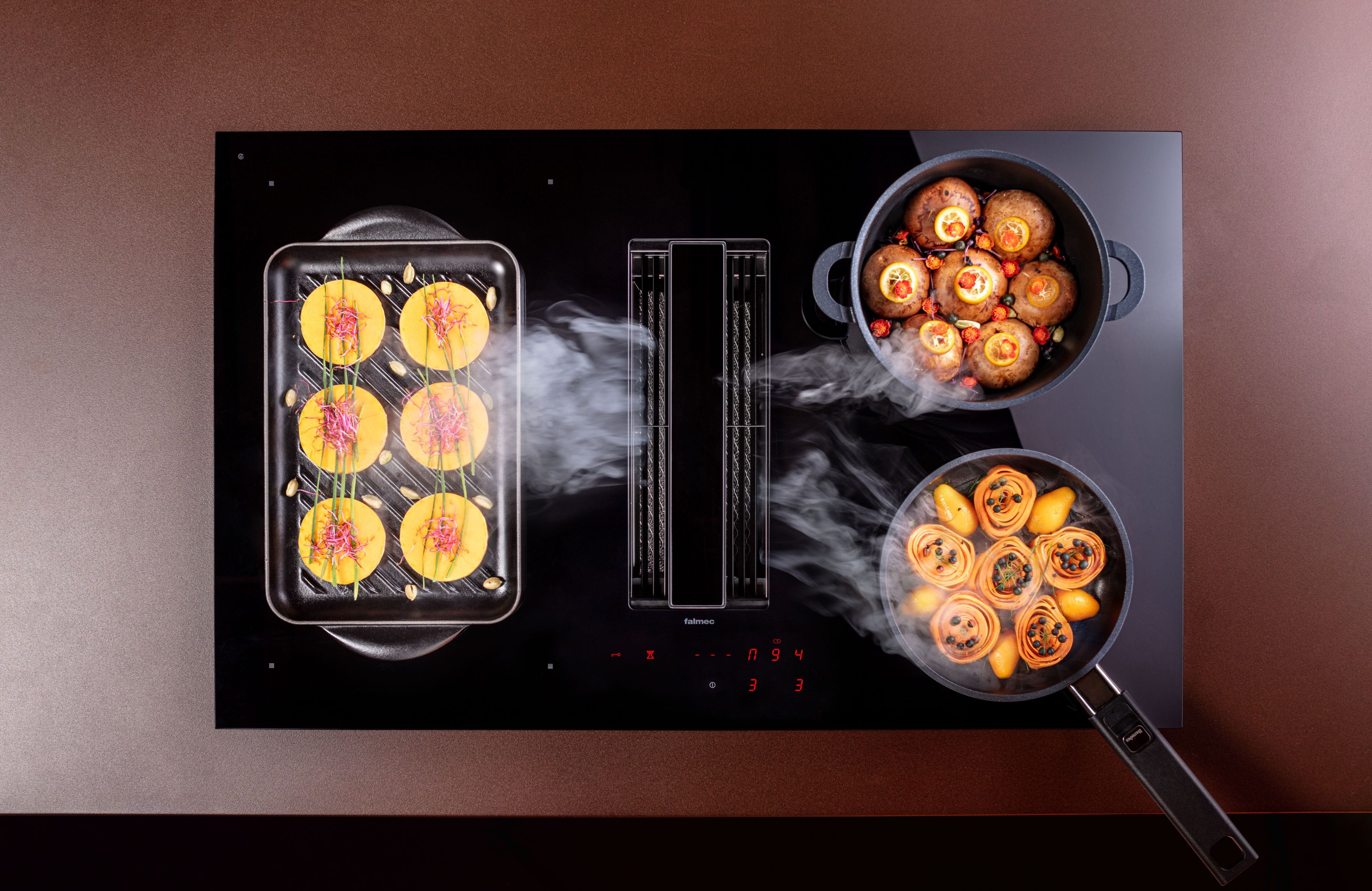 Керамическая плита со встроенной вытяжкой Falmec Cooking Systems ARCH-00004906 - Вид №1