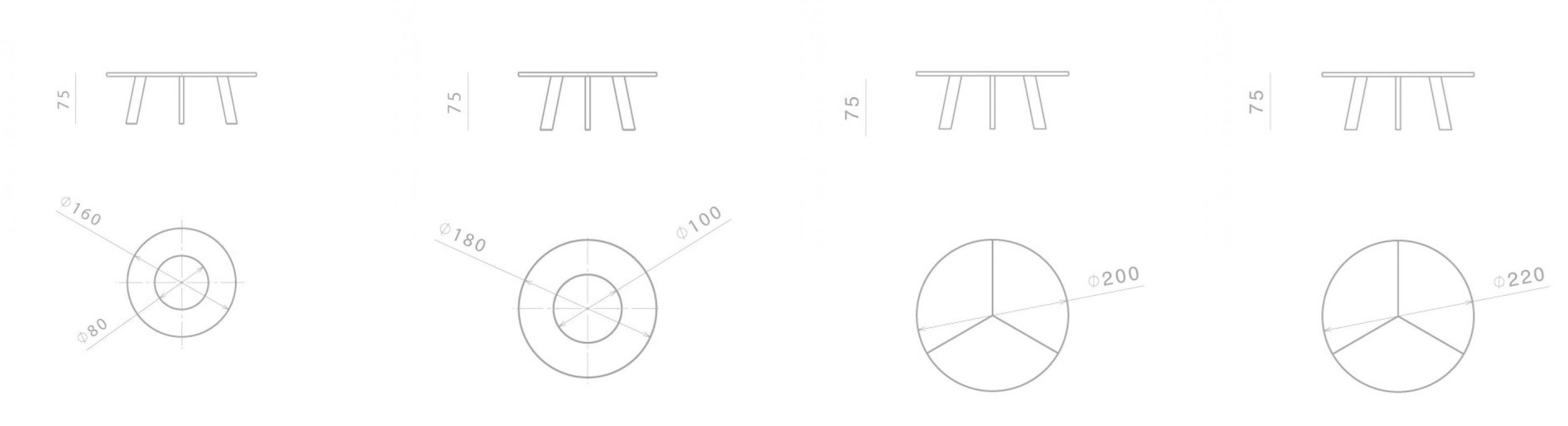 Круглый мраморный стол Dark Emperador с Lazy Susan GHIDINI1961 Native ARCH-00073380 - Вид №5