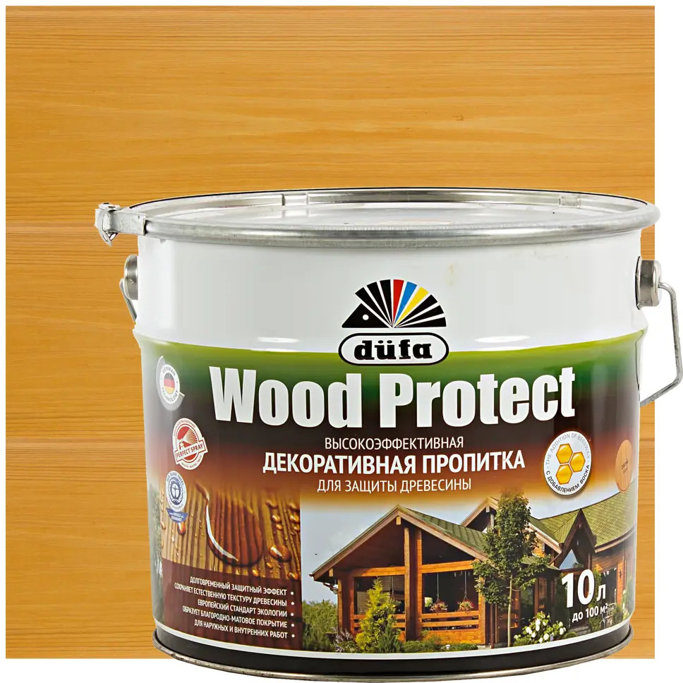 14724499 Антисептик Wood Protect цвет сосна 10 л STLM-0005074