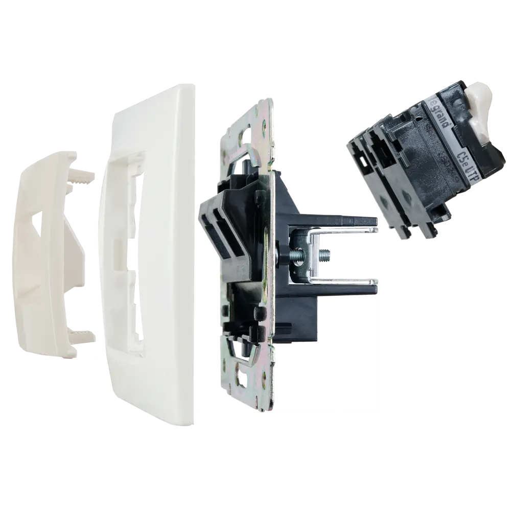 Двойная компьютерная розетка Legrand Valena Classic для сетевых подключений 12553999 STLM-0002230 - Вид №5