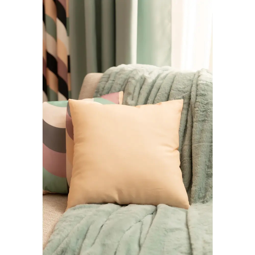 Подушка Яркость 40x40 см цвет персиковый SEASONS STLM-2016954 - Вид №1