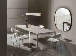 Прямоугольный керамический стол