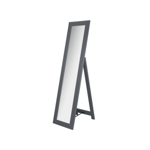 Зеркало с рамой Мебелик 138x35 см BeautyStyle 8 серый графит IFERS