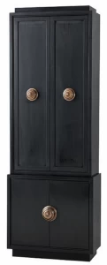 Шкаф для одежды коричневый D'Alsace PUSHA EICHHOLTZ 062457 Черный