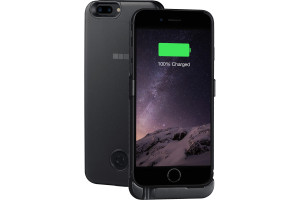 17458860 Чехол-аккумулятор для iPhone 8Plus/7Plus/6Plus 5000мАч BLACK матовый, B201, 51432 Interstep