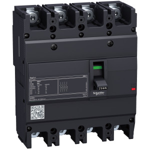 EZC250N4100 Силовой автомат EZC 250, TM-D, 25кА, 4P, 100А Schneider Electric EasyPact