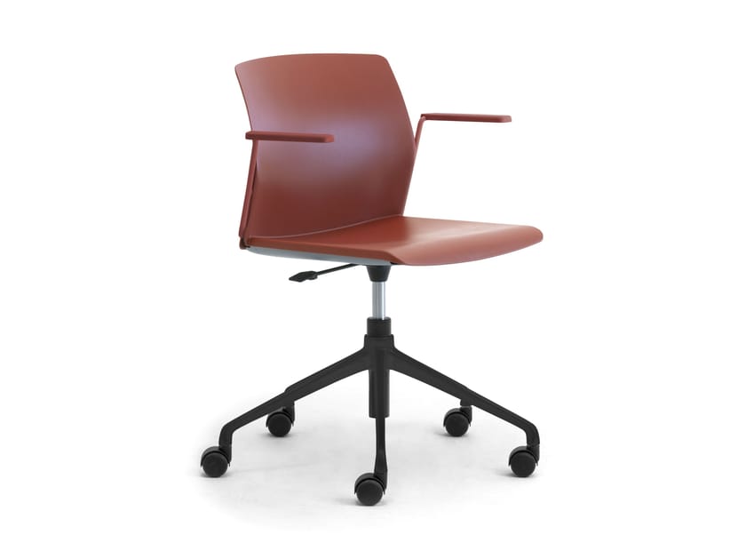 5 спиц рециркулированный пластиковый операционный стул офиса Leyform Ocean ARCH-00037619