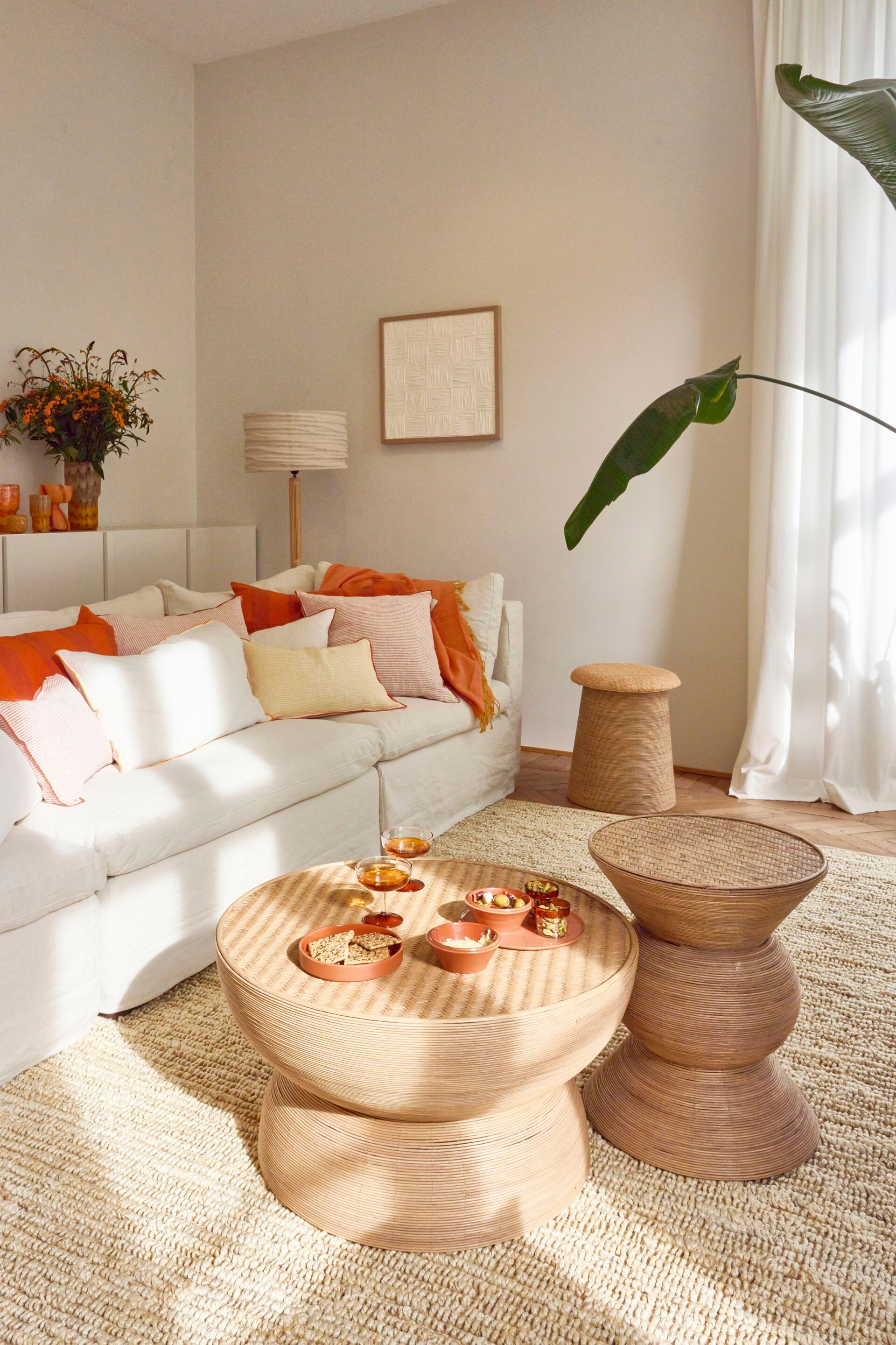 Круглый бамбуковый журнальный столик POMAX Tambou ARCH-00109456 - Вид №3