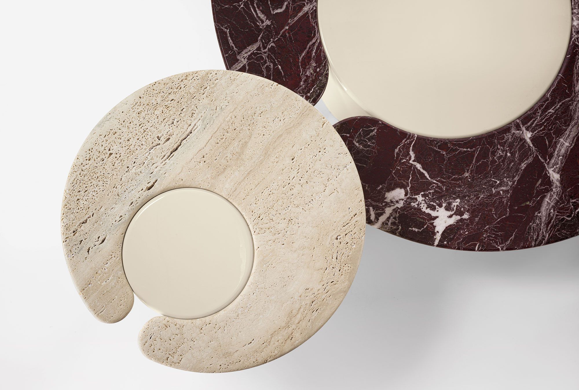 Низкий столик из металла и мрамора Vittoria Frigerio LENI ARCH-00112397 - Вид №1