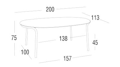 Овальный стол HPL Roberti Charme ARCH-00071433 - Вид №2