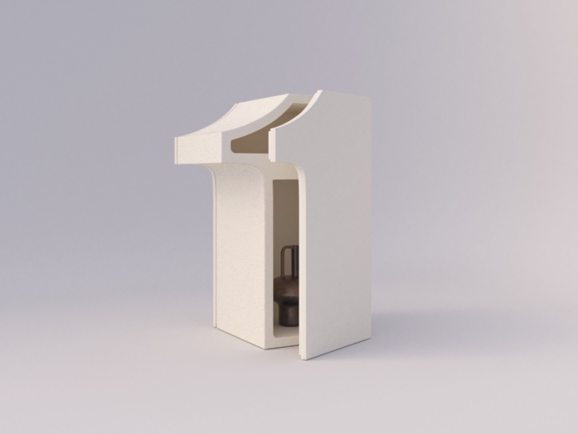 Мебель контейнеры в бетонной конструкции Voltan 555 ARCH-00065661 - Вид №30