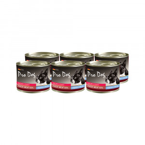 ПР0029841*6 Корм для собак индейка, рис конс. 200г (упаковка - 6 шт) PRO DOG