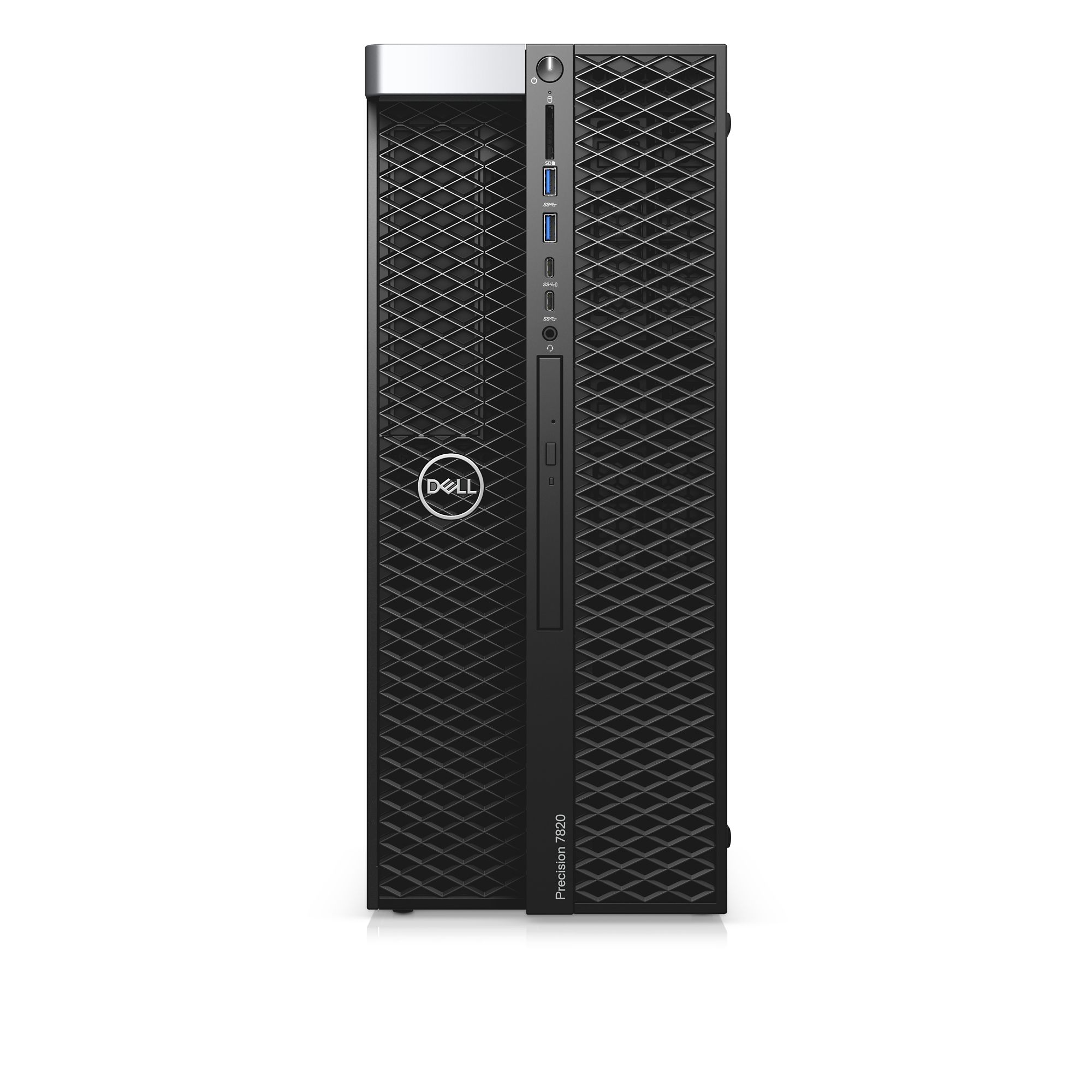 5820-8079 Precision t5820 rtx i9-10920x(3.5ghz, 12c), 16gb(2x8gb) ddr4 udimm 2666mhz, ssd 256gb pcie nvme cl40+1tb sata 7.2knvidia geforce rtx 2080 super (8gb gddr6) 3dp hdmi, dvd-rw,win10 pro, keyboard, mouse, 3y basic nbd Dell Santreyd  - Вид №4