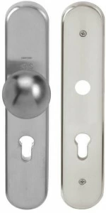 Formani Ручка двери из никеля на пластине Timeless Sicura 788