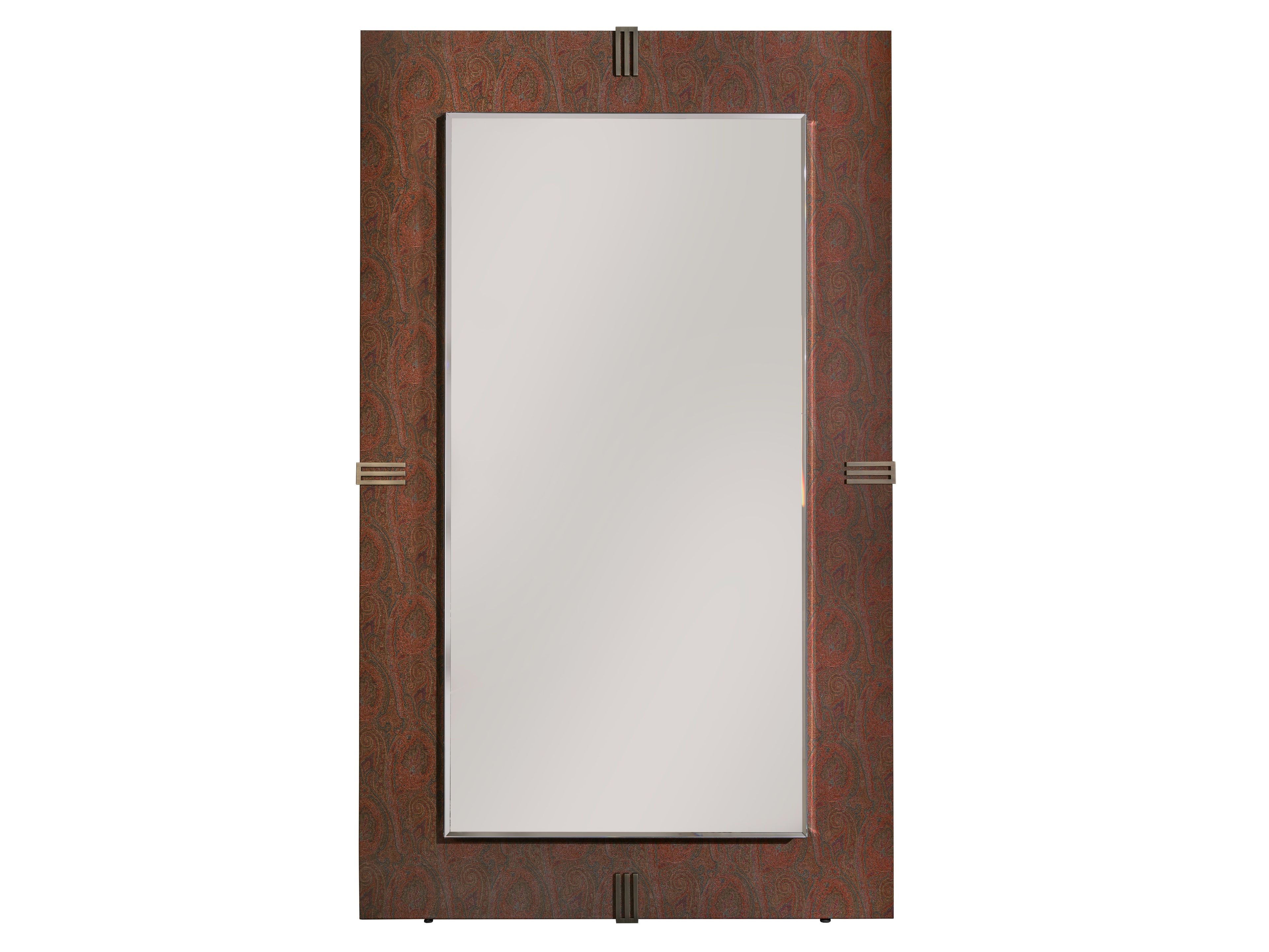 Прямоугольное зеркало с рамкой из ткани и стекла ETRO Home Interiors RENÉ ARCH-00114332