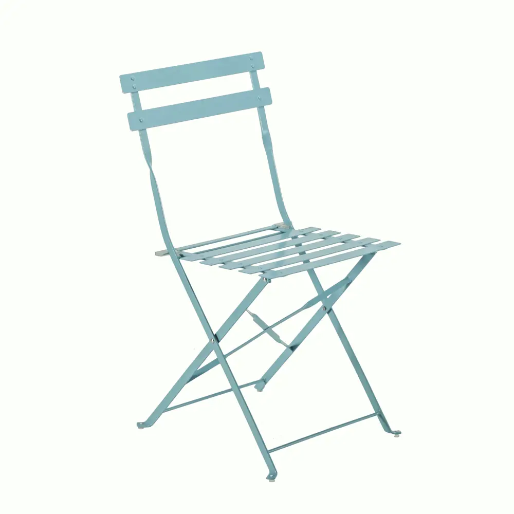 Стул Naterial Flora Origami складной 47х41х80 см сталь синий STLM-2202651 - Вид №1