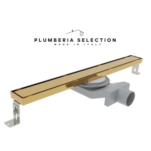 Трап для душа Plumberia selection PSL90OR комбинированный затвор 6x90 см нержавеющая сталь