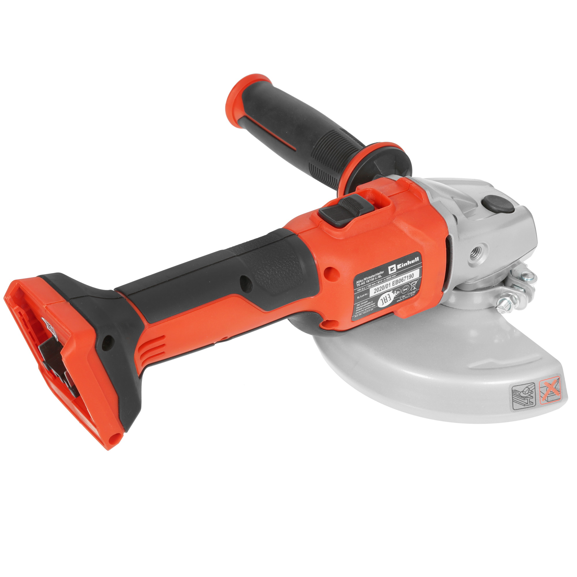 Углошлифовальная машина (УШМ) Einhell PXC TE-AG 18/150 Li BL - Solo Power X Change 18V  , Без ЗУ, Без АКБ 5322662 STDN-0039409 - Вид №1