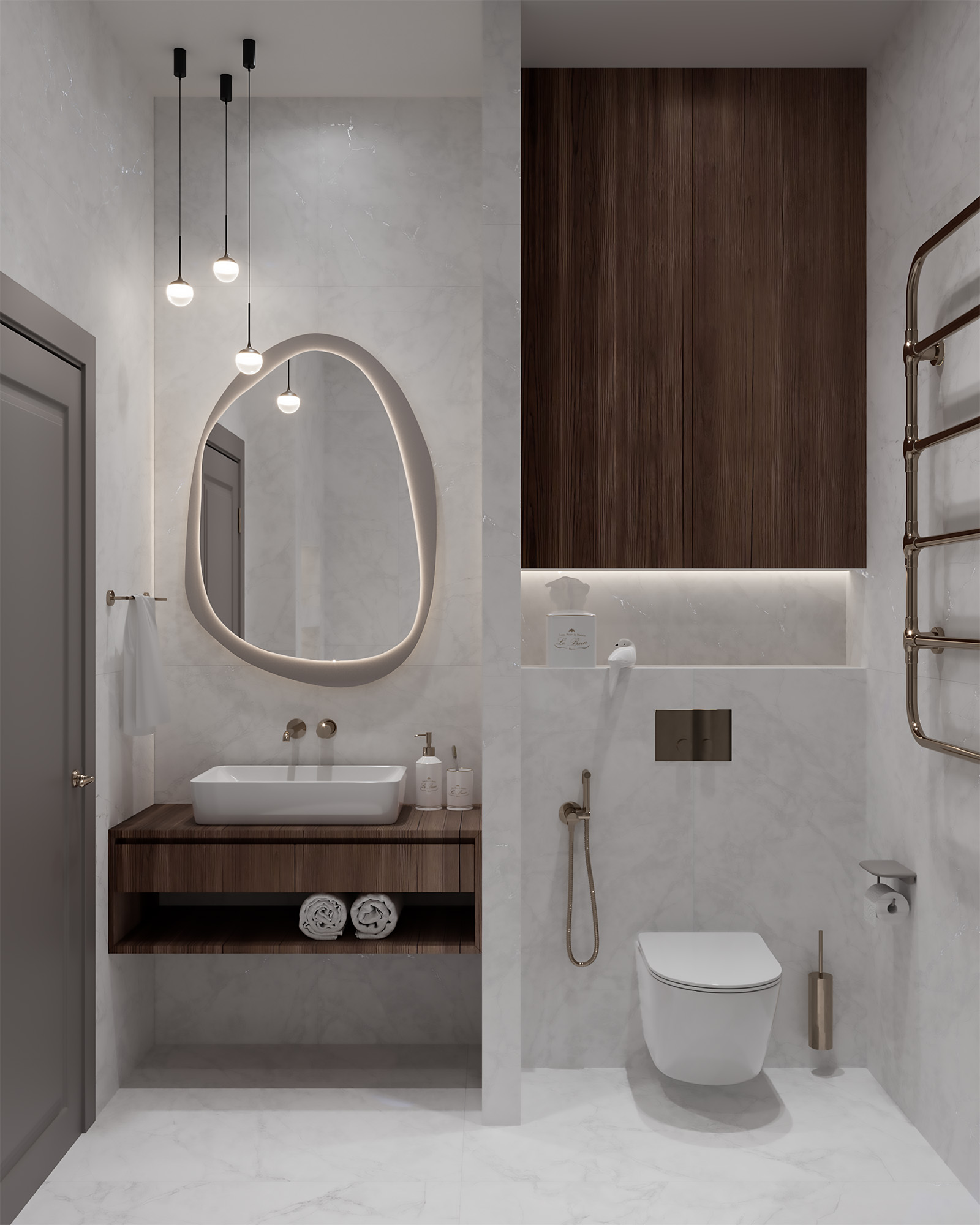 Керамогранит ARCTIC WHITE 60х120 Arcadia Ceramica CR4007-A - Вид №3