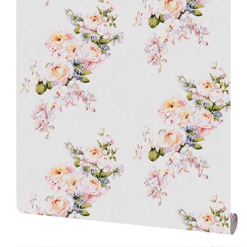 ELYSIUM Флизелиновые обои Рассвет белый - элегантность в каждой детали 83236181 STLM-0039696