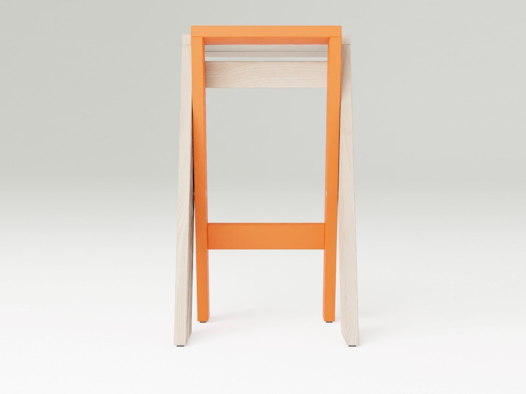 Высокий штабелируемый стул из массива дерева с подставкой для ног I.T.F. Design Forest ECO.rrect ARCH-00128195 - Вид №8