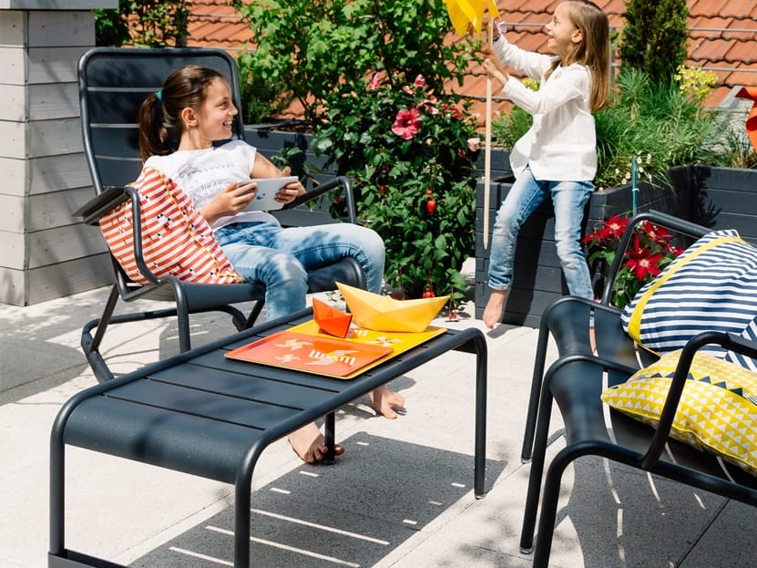 Алюминиевое кресло-качалка с подлокотниками Fermob Luxembourg ARCH-00133710 - Вид №7