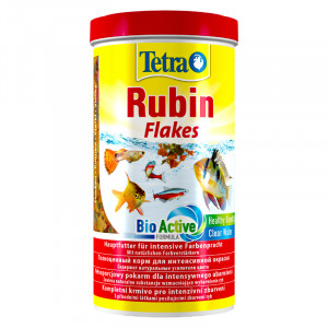 Т00017307 Корм для рыб Rubin в хлопьях для улучшения окраса всех видов рыб 1л TETRA
