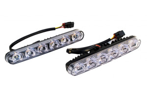 15846168 Ходовые огни DRL-HP-X6, мет. корп. 6 диод. бегущая строка 5177 Вымпел