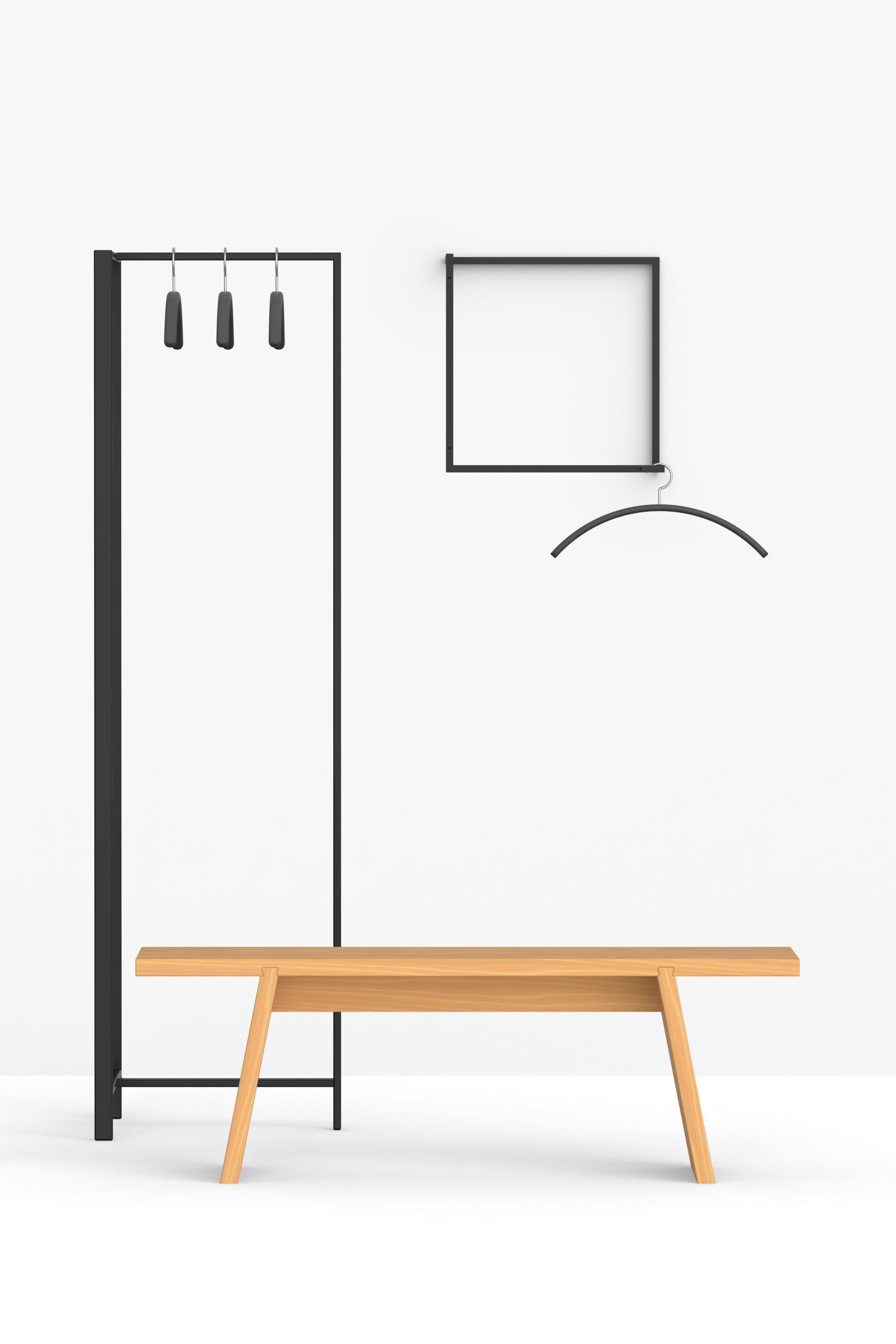 Стальная настенная вешалка с порошковым покрытием FUNCTIONALS рамка ARCH-00079930 - Вид №13