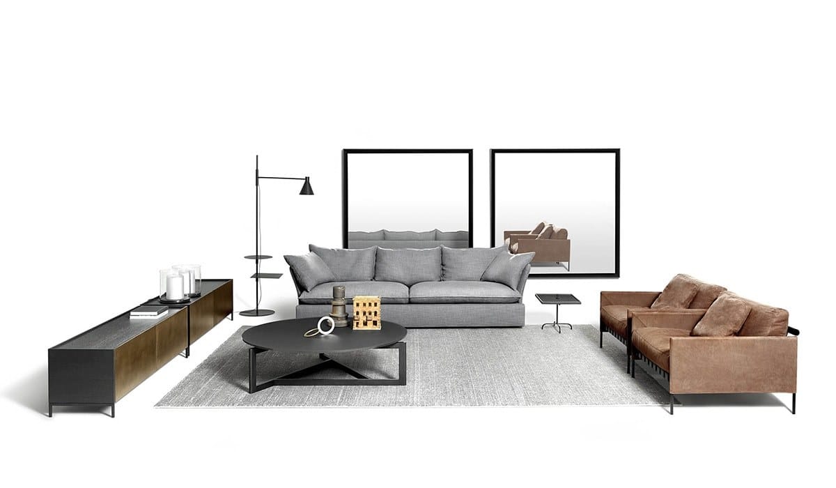 Алюминиевая напольная лампа с порошковым покрытием с полкой DE PADOVA Примечание ARCH-00004064 - Вид №3