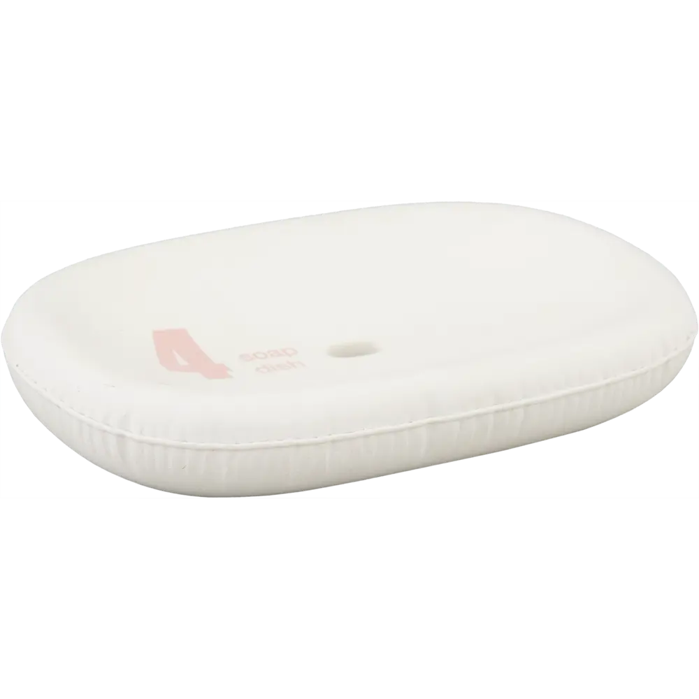 Мыльница Vidage Zepellin полирезин цвет белый розовый STLM-2147040