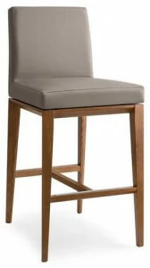 Calligaris Высокий кожаный барный стул Bess Cs/1446-lh