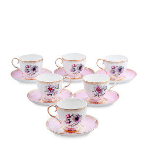 Чайный сервиз Цветок Неаполя 6 предметов451501 PAVONE