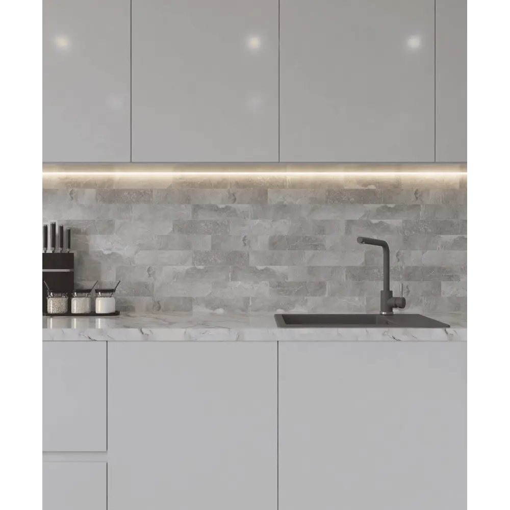 Плитка клинкерная Керамин Касл Рок 1 24.5x6.5 см 0.54 м² цвет серый Не применимо STLM-2015213 - Вид №3