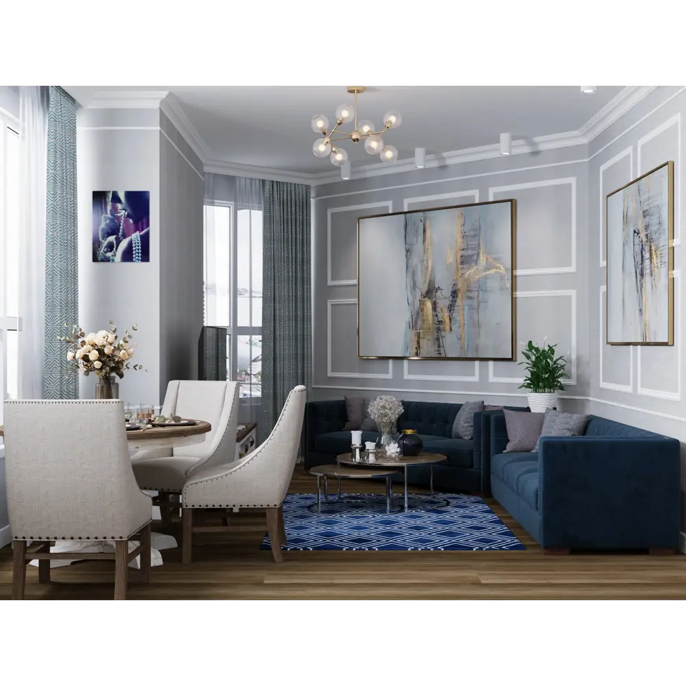 Обои флизелиновые Victoria Stenova Breeze серые 1.06 м 889241 STLM-2126782 - Вид №4