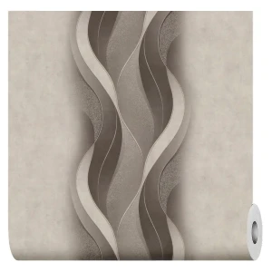 Флизелиновые обои Vog Collection Vilnis темно-серые рельефные 89425044