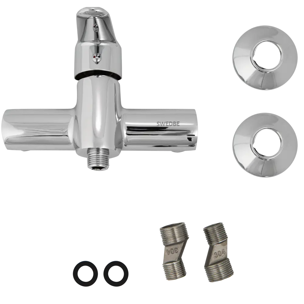 Смеситель для душа Swedbe Mars, однорычажный, цвет хром STLM-2067655 - Вид №2