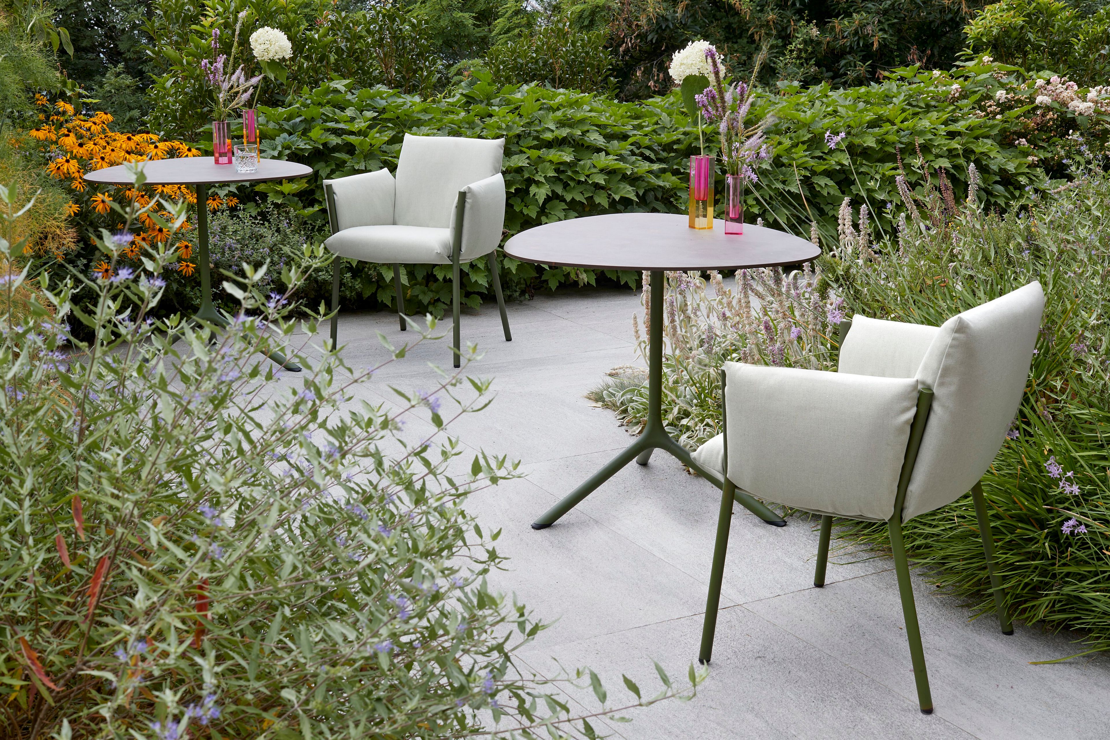 Тканевый мягкий садовый стул с подлокотниками S-CAB Breeze ARCH-00110792 - Вид №5