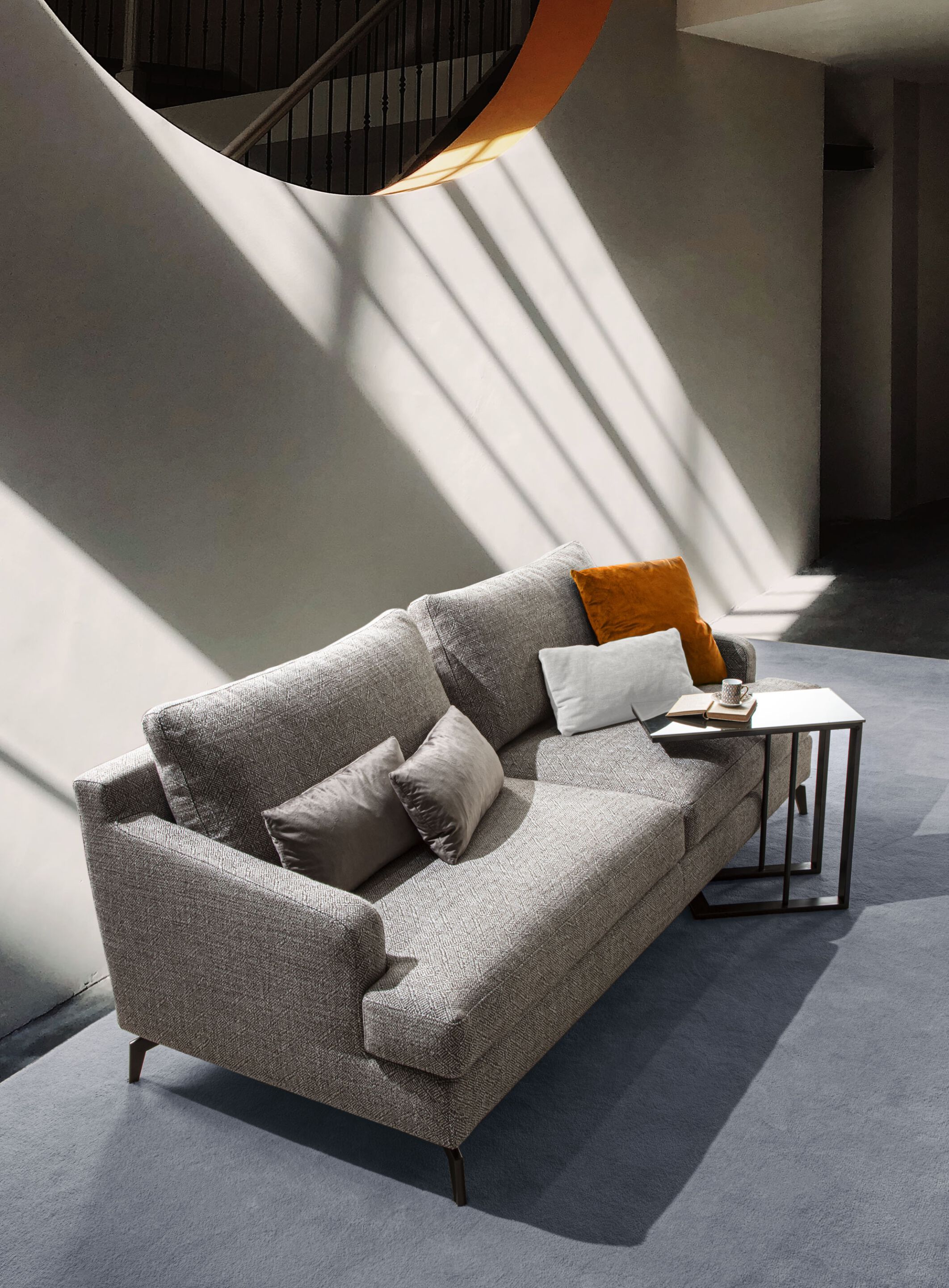 Ткань линейный съемный диван GRUPPO FOX день Фокса ARCH-00001738