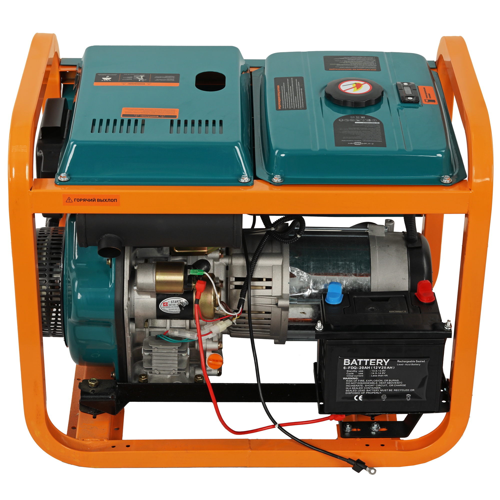 Электрогенератор  дизельный  FinePower FDG-5500 5403190 STDN-0098260 - Вид №4