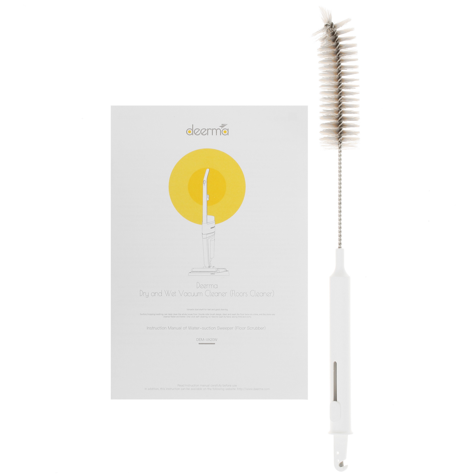 5425626 Моющий пылесос вертикальный   Deerma DEM-VX20W  белый STDN-0126142 - Вид №8