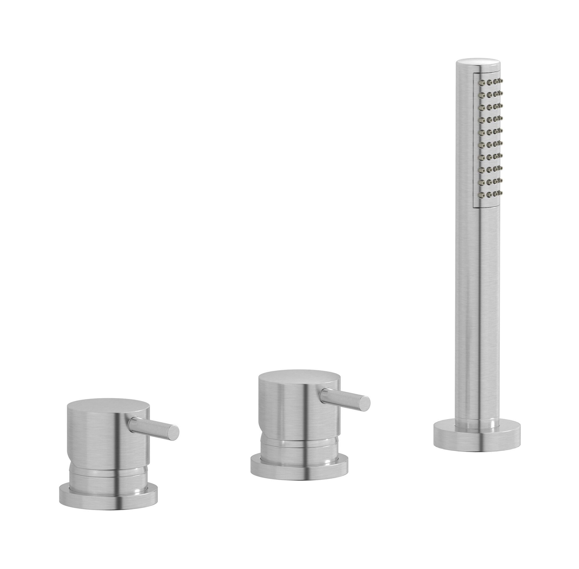 Смеситель для ванны с 3 отверстиями и ручным душем IB Milano Torino ARCH-00071984 - Вид №10